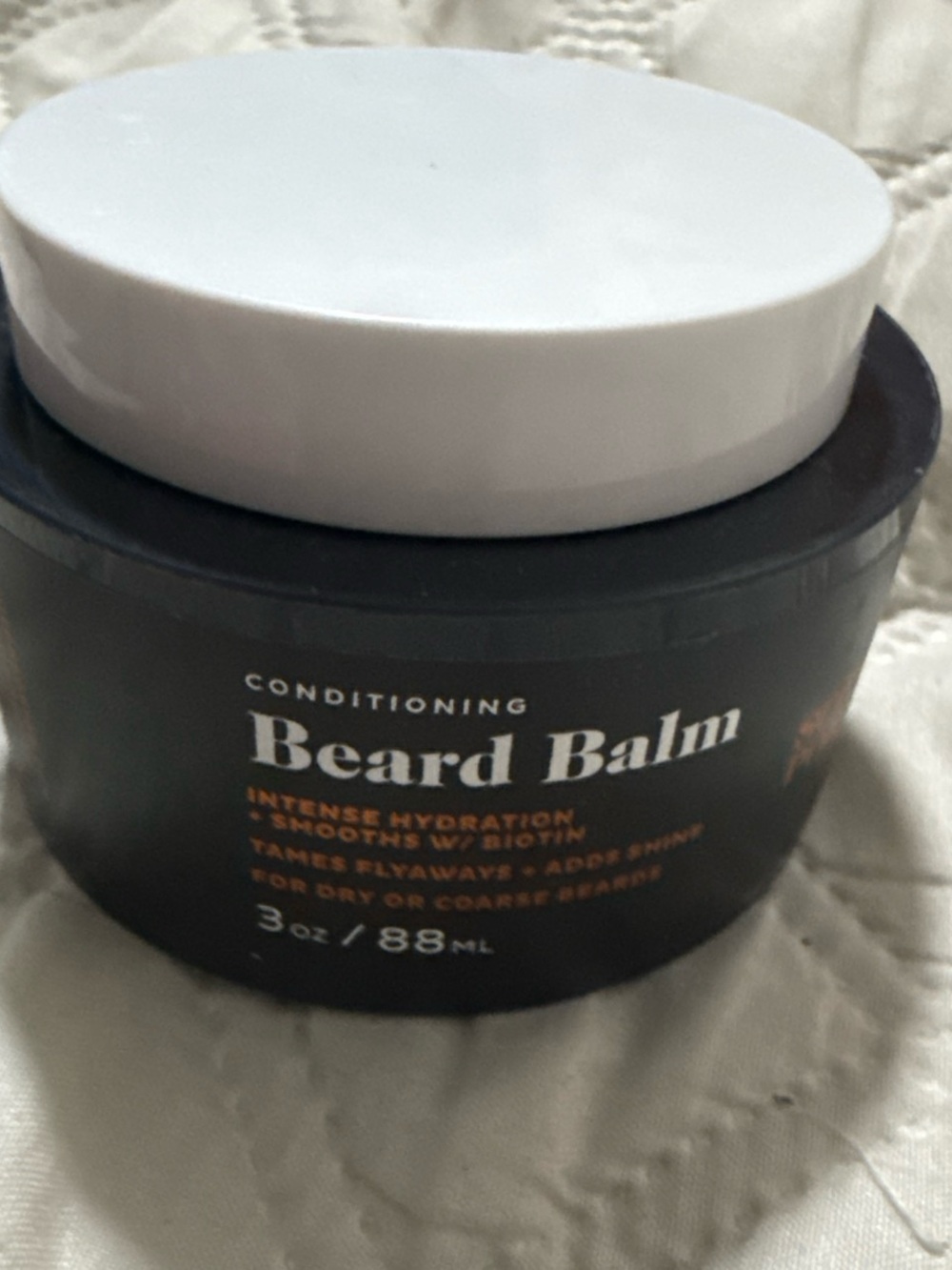 Conditioning Beard Balm for Men - Black & White